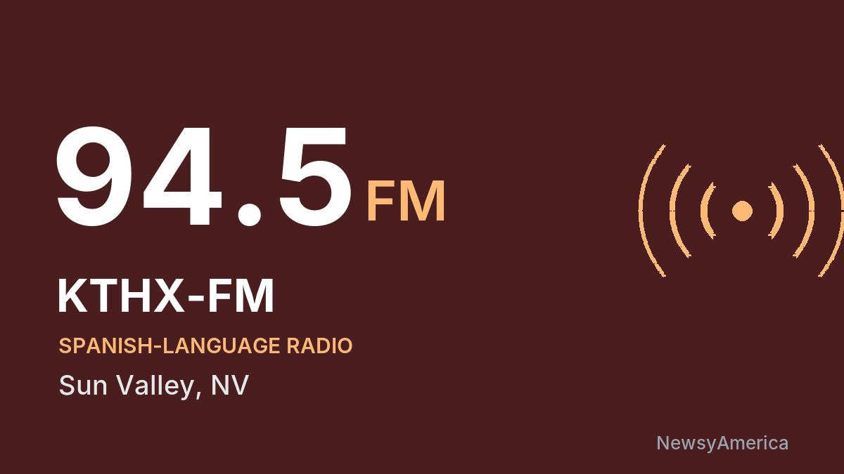 KTHX-FM 94.5 FM – Sun Valley