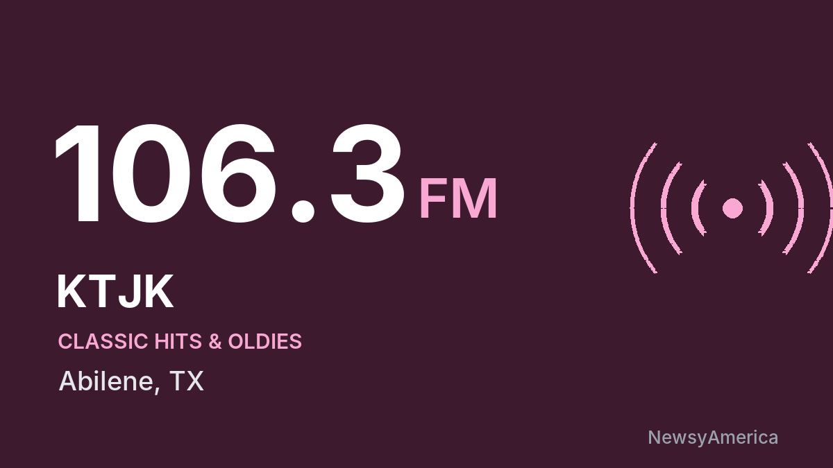 KTJK 106.3 FM – Abilene