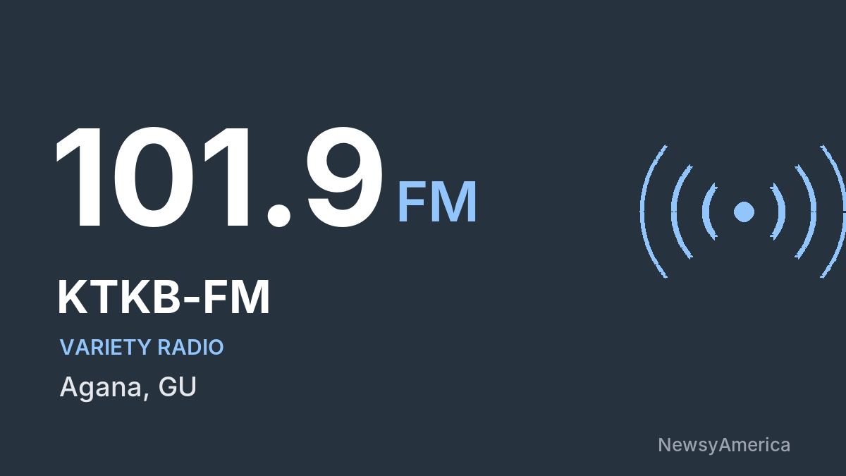 KTKB-FM 101.9 FM – Agana