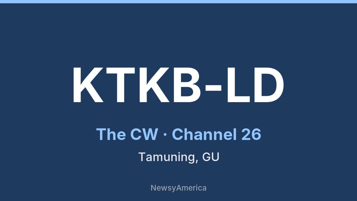 KTKB-LD – The CW 26 Tamuning