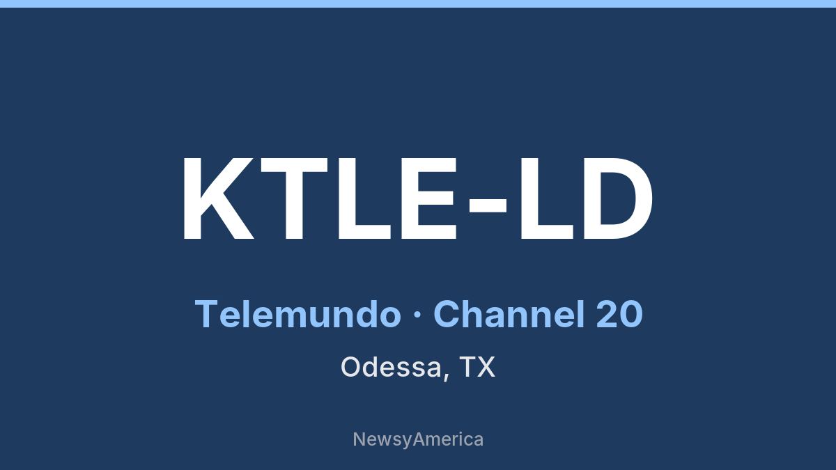 KTLE-LD – Telemundo 20 Odessa
