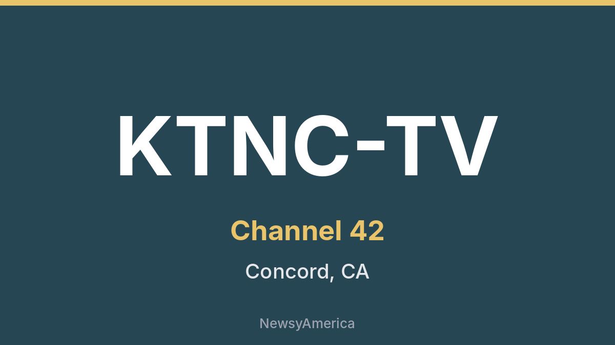 KTNC-TV – Channel 42 San Francisco