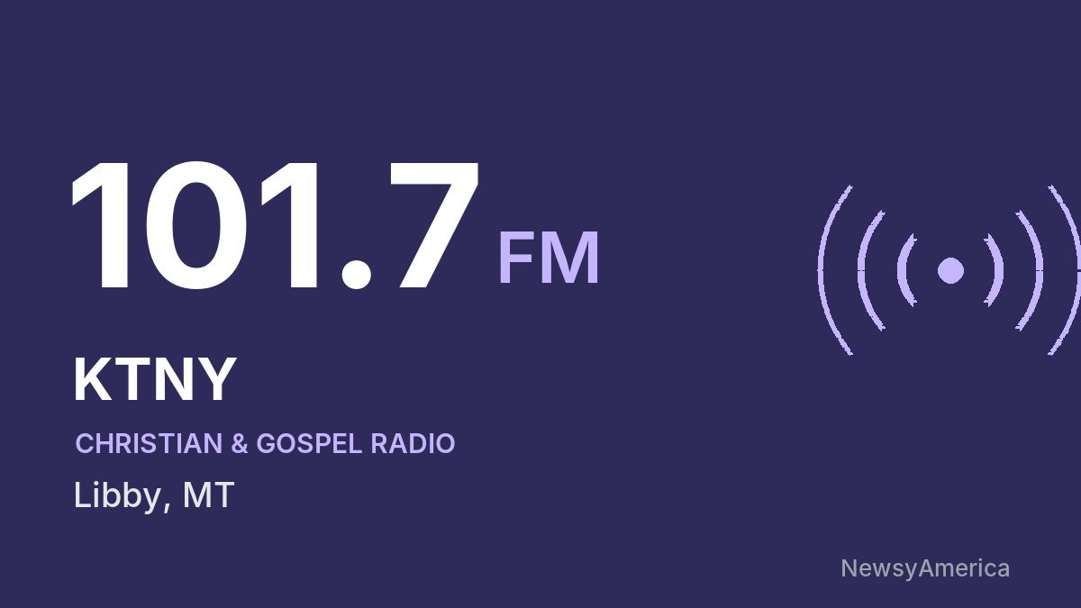 KTNY 101.7 FM – Libby
