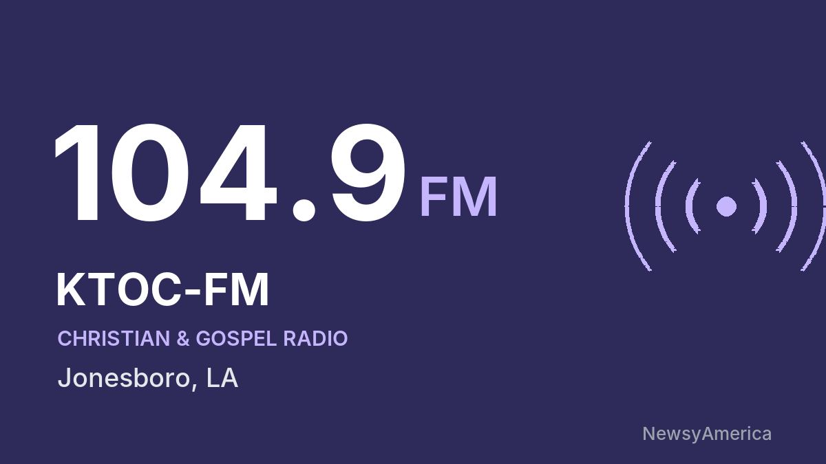 KTOC-FM 104.9 FM – Jonesboro