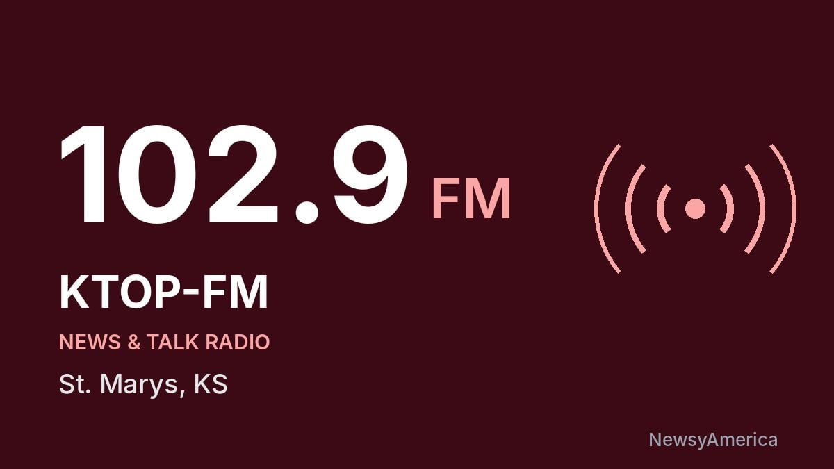 KTOP-FM 102.9 FM – St. Marys
