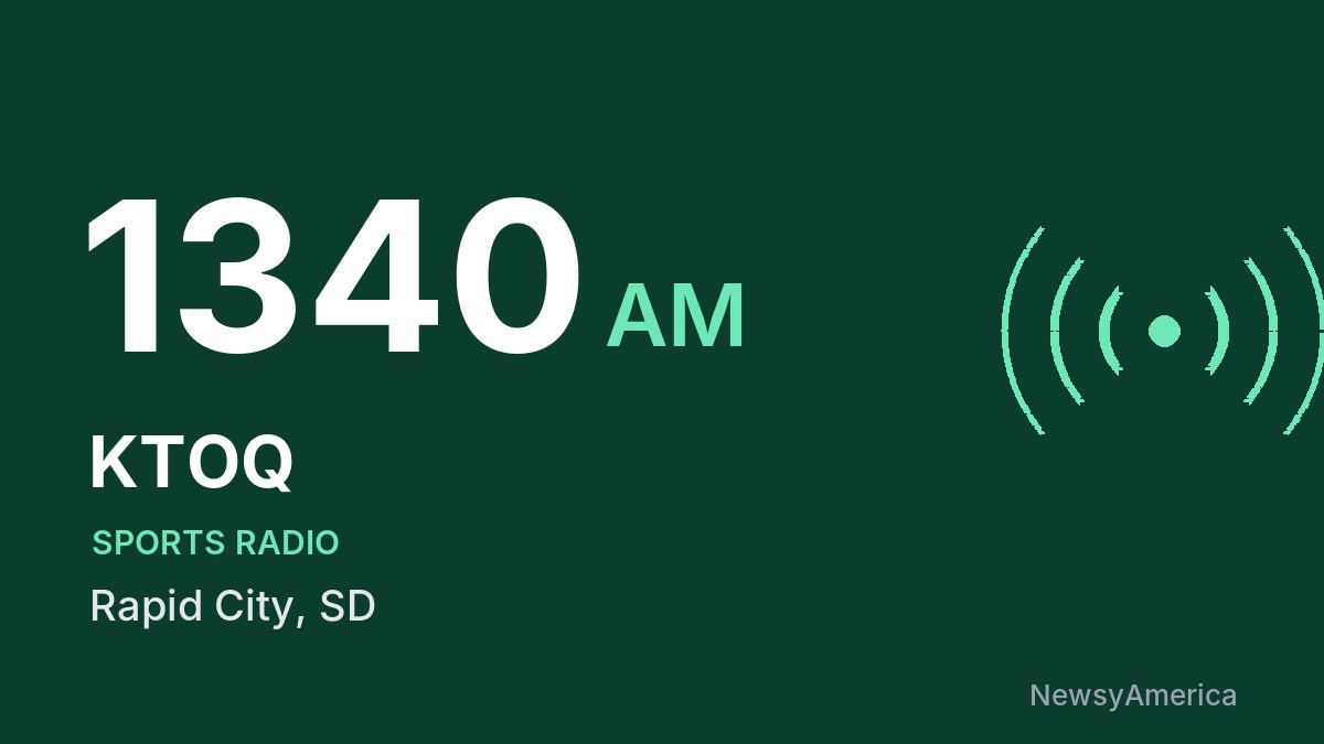 KTOQ 1340 AM – Rapid City