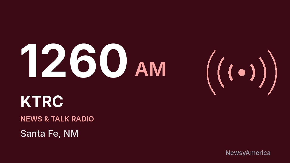 KTRC 1260 AM – Santa Fe