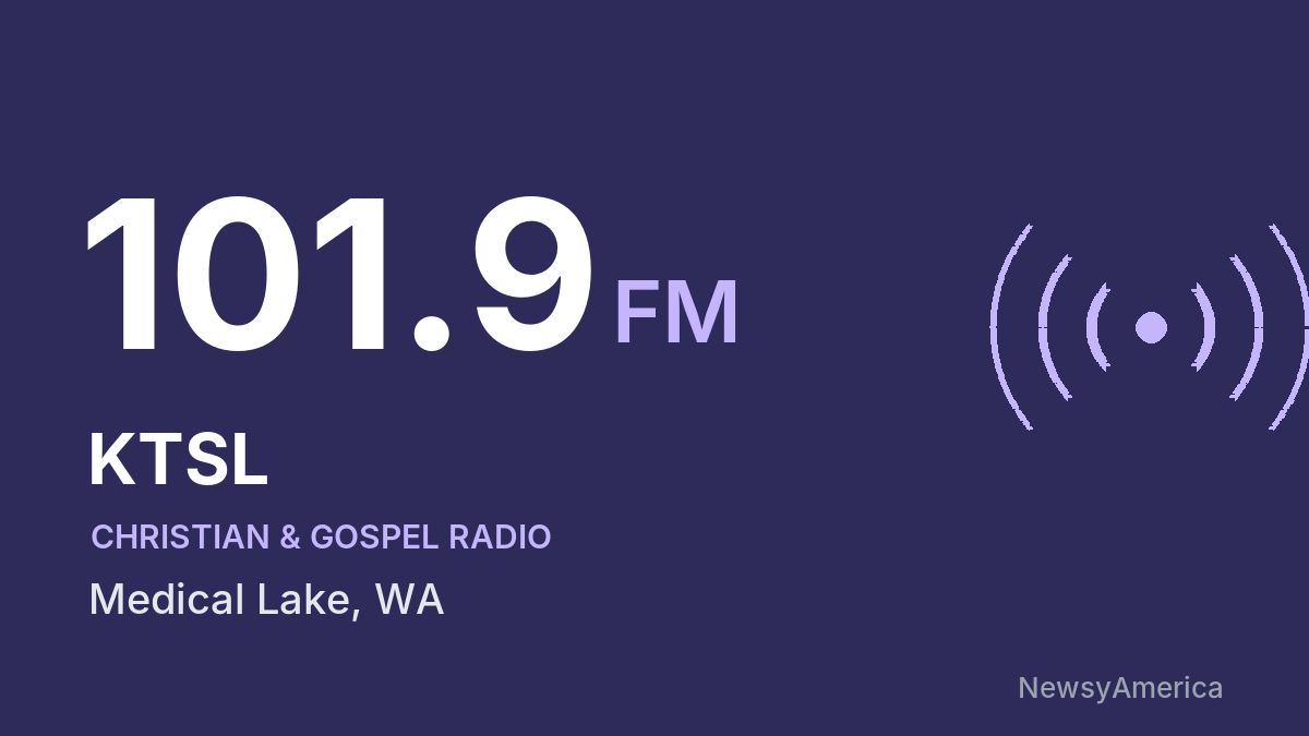 KTSL 101.9 FM – Medical Lake