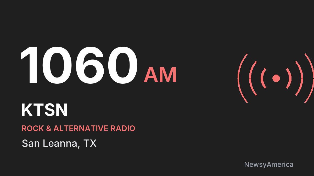 KTSN 1060 AM – San Leanna
