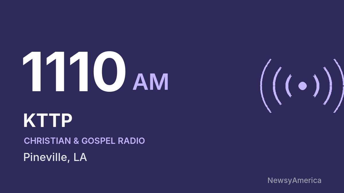 KTTP 1110 AM – Pineville
