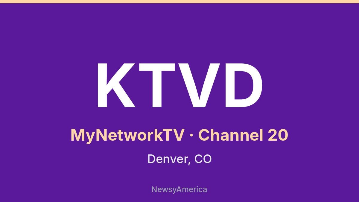 KTVD – MyNetworkTV 20 Denver