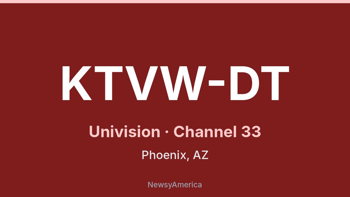 KTVW-DT – Univision 33 Phoenix