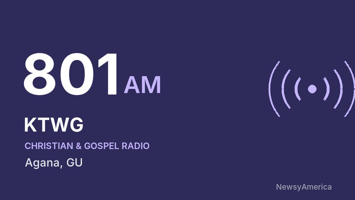 KTWG 801 AM – Agana