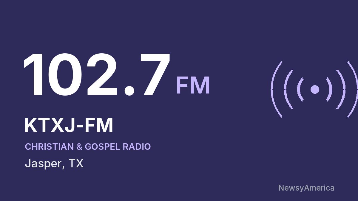 KTXJ-FM 102.7 FM – Jasper