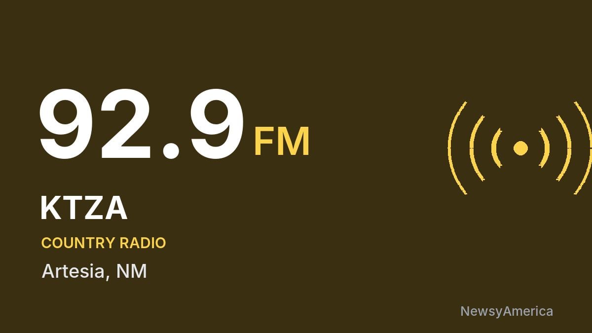 KTZA 92.9 FM – Artesia