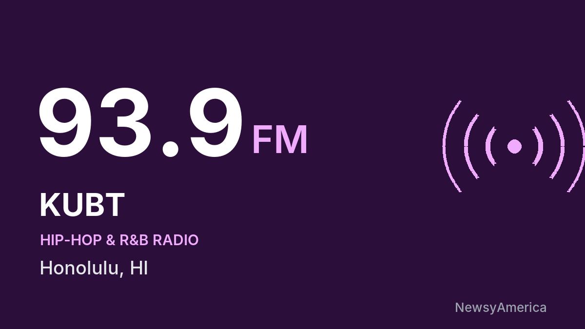 KUBT 93.9 FM – Honolulu