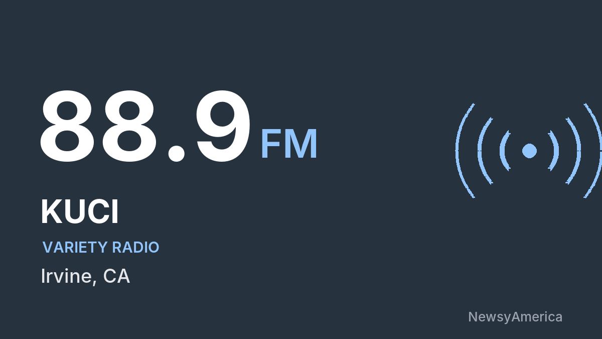 KUCI 88.9 FM – Irvine