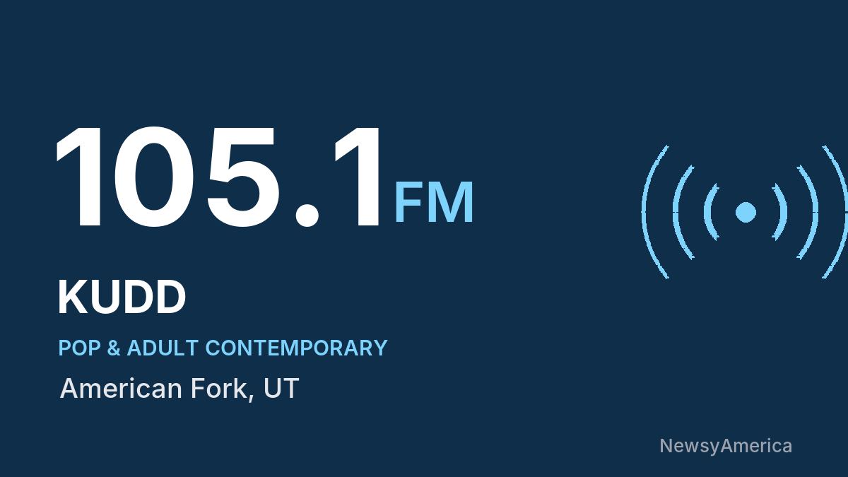 KUDD 105.1 FM – American Fork