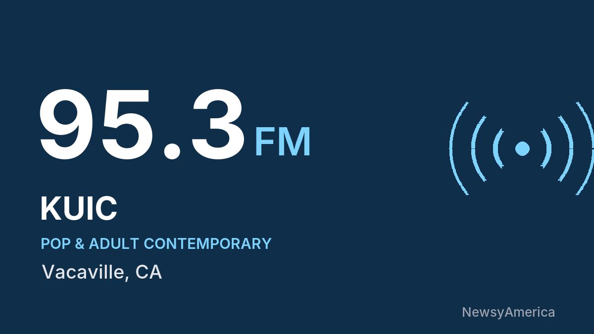 KUIC 95.3 FM – Vacaville
