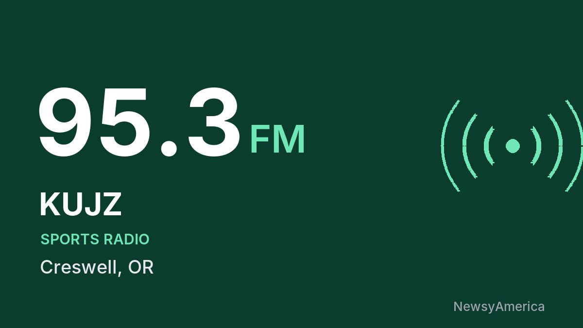 KUJZ 95.3 FM – Creswell