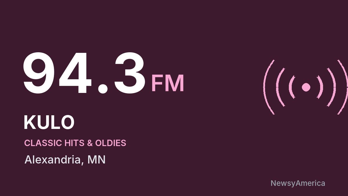 KULO 94.3 FM – Alexandria