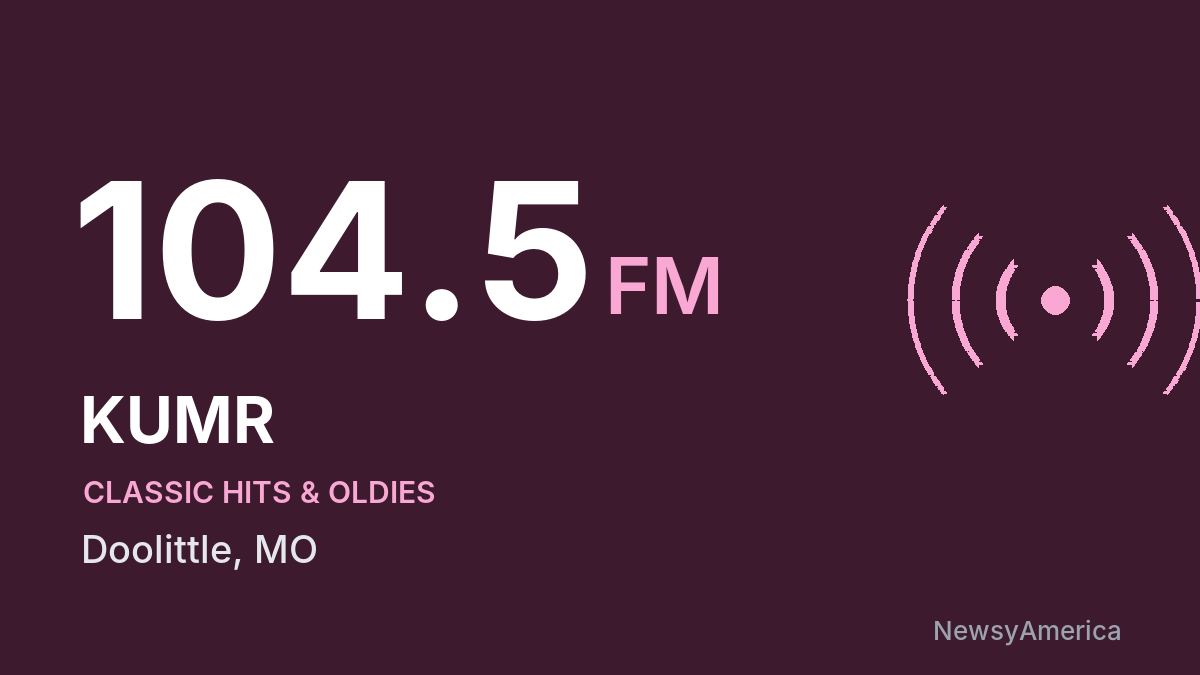 KUMR 104.5 FM – Doolittle