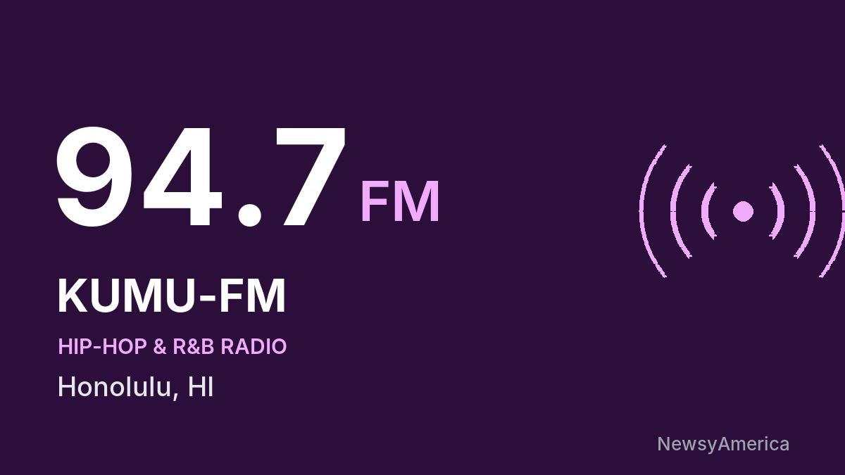 KUMU-FM 94.7 FM – Honolulu