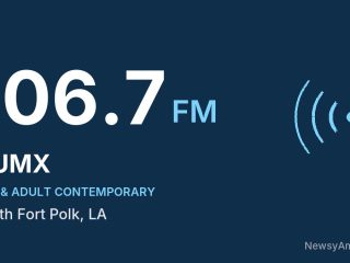 KUMX 106.7 FM, North Fort Polk, LA