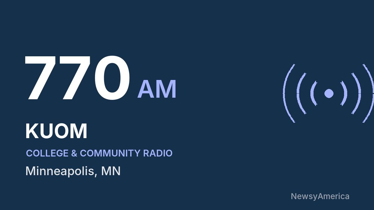 KUOM 770 AM – Minneapolis