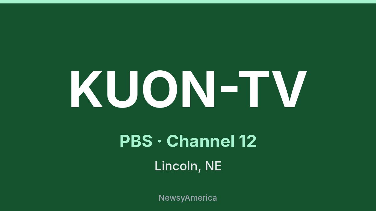 KUON-TV – PBS 12 Lincoln