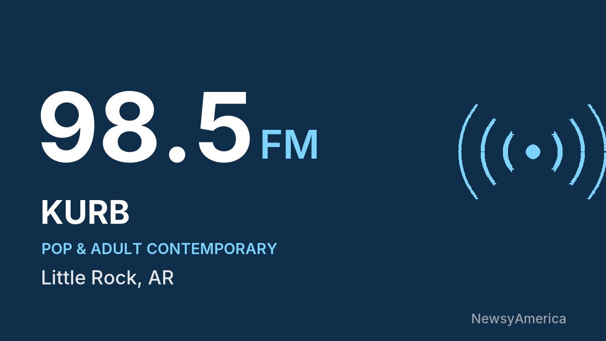KURB 98.5 FM – Little Rock