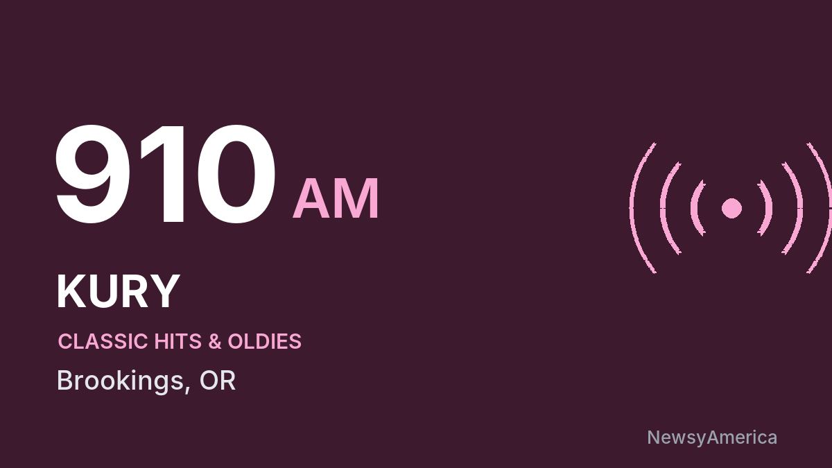 KURY 910 AM – Brookings