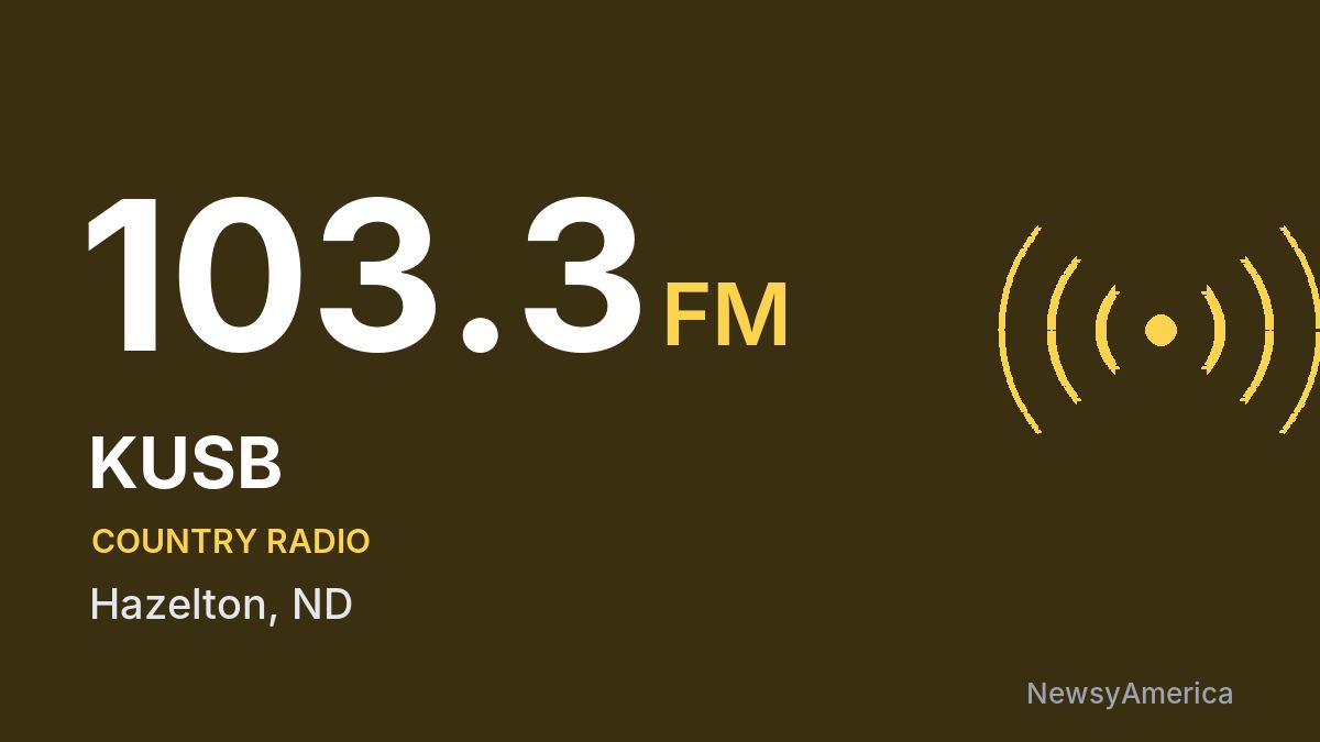 KUSB 103.3 FM – Hazelton