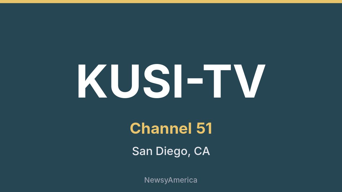 KUSI-TV – Channel 51 San Diego