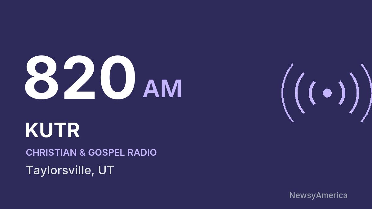 KUTR 820 AM – Taylorsville