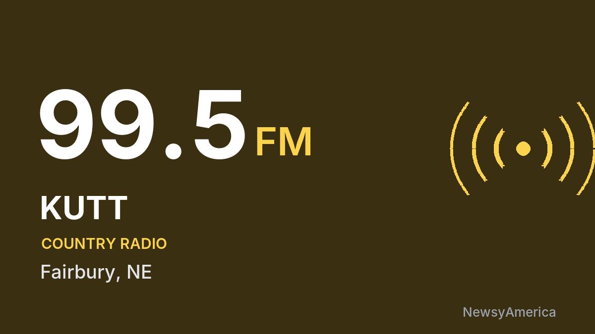 KUTT 99.5 FM – Fairbury