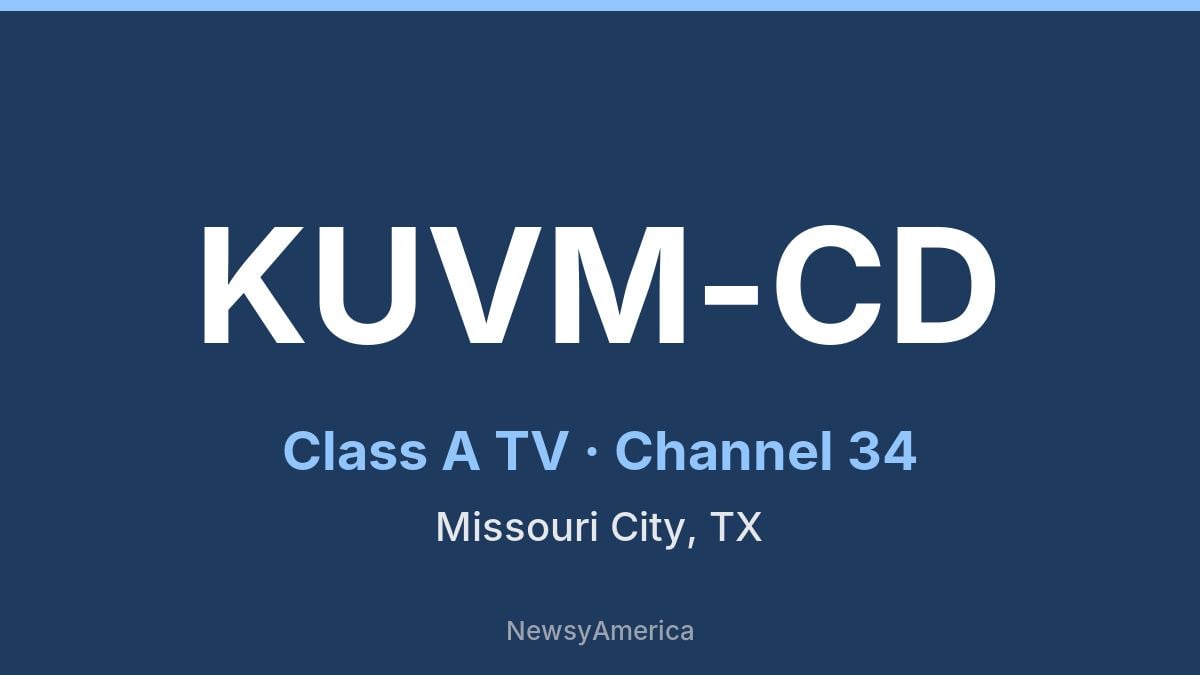 KUVM-CD – Channel 34 Houston