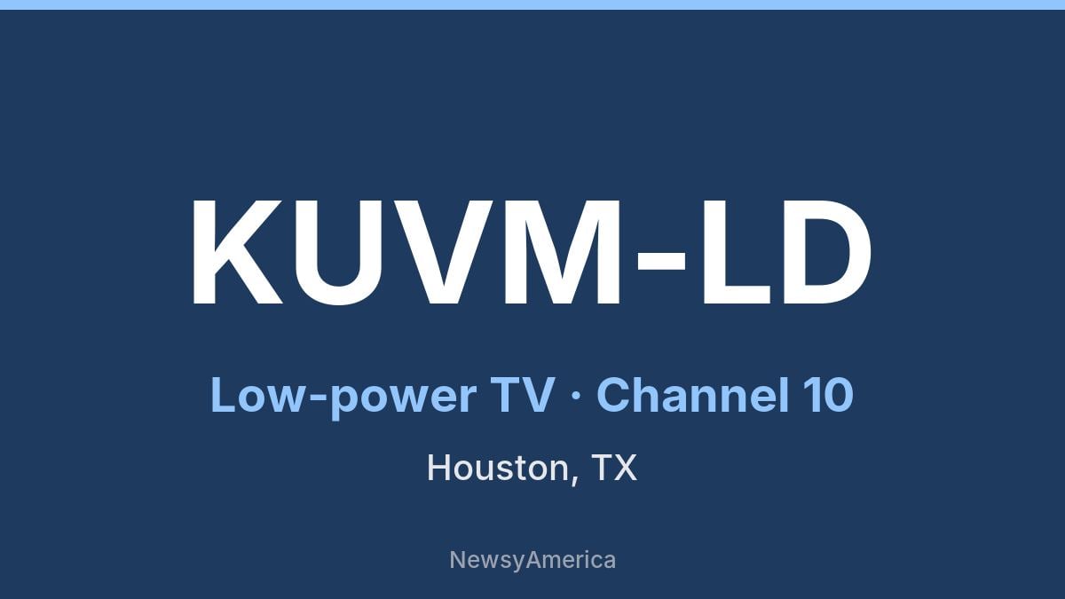 KUVM-LD – Channel 10 Houston