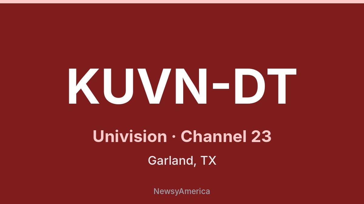 KUVN-DT – Univision 23 Dallas