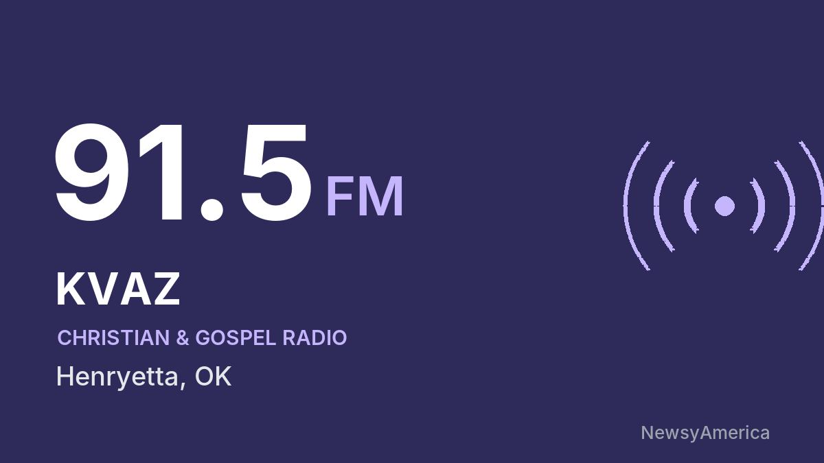 KVAZ 91.5 FM – Henryetta