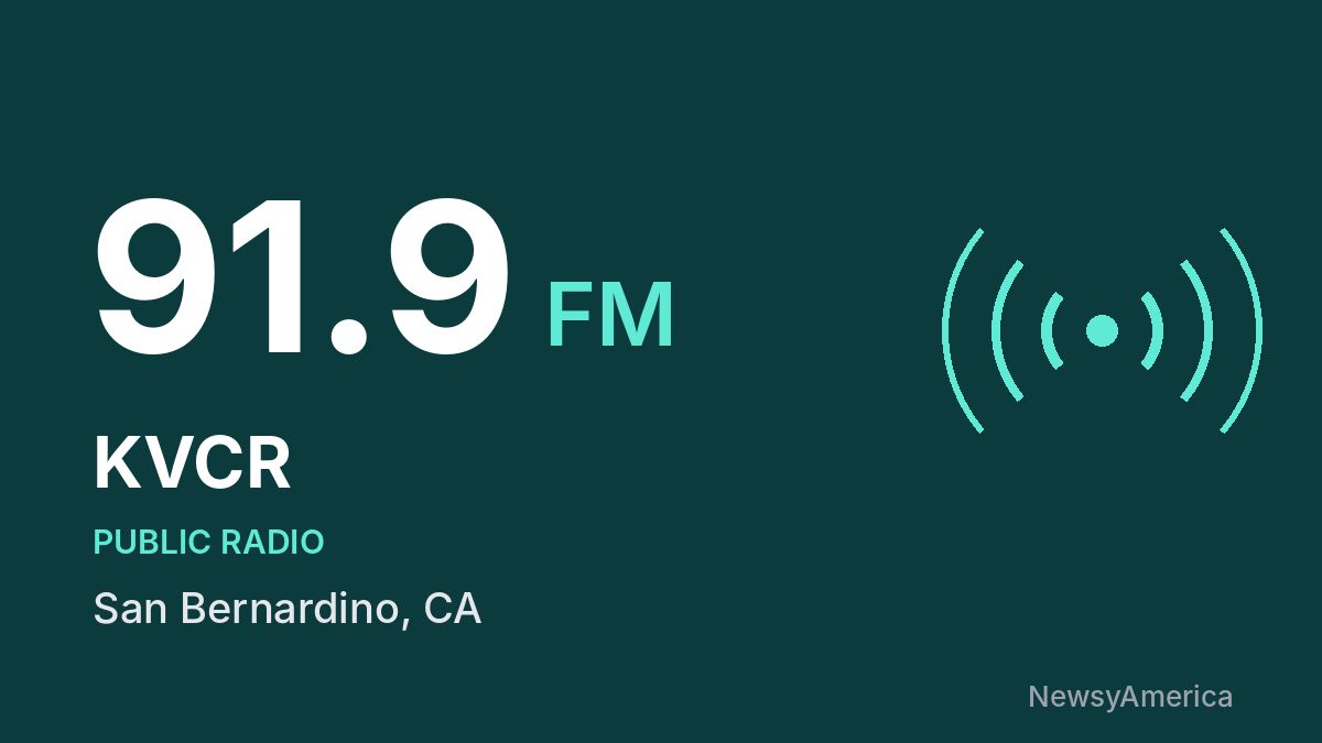 KVCR 91.9 FM – San Bernardino