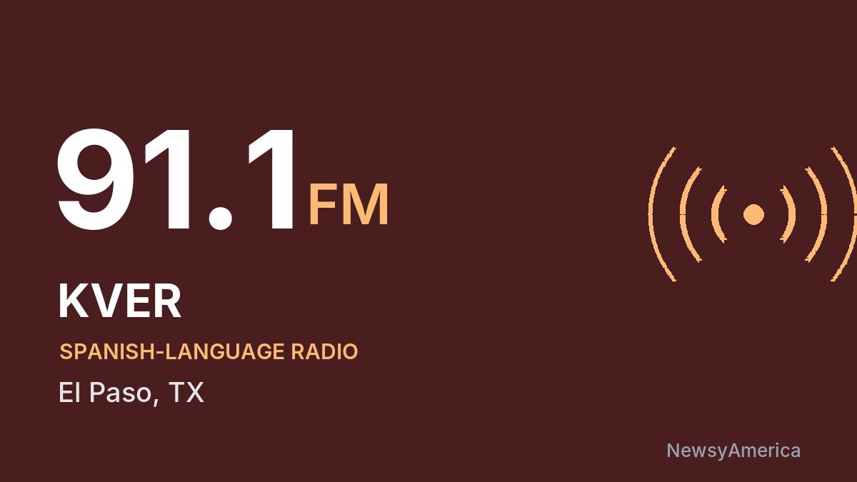 KVER 91.1 FM – El Paso
