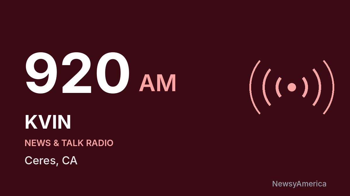 KVIN 920 AM – Ceres