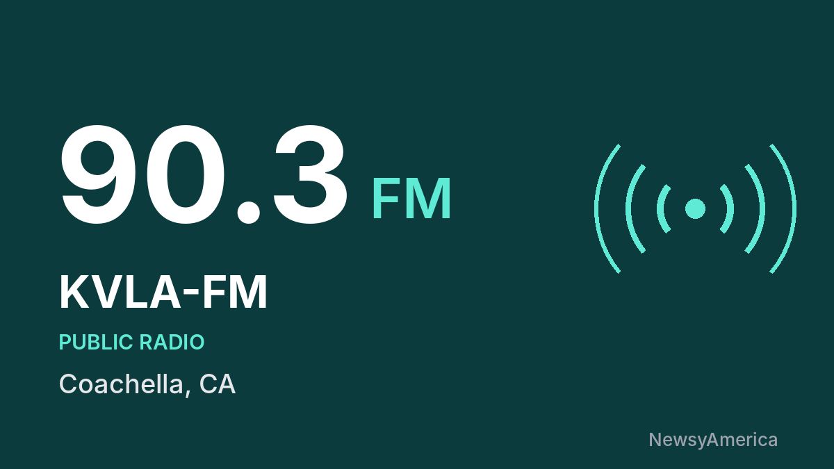 KVLA-FM 90.3 FM – Coachella