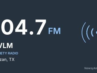 KVLM 104.7 FM, Tarzan, TX