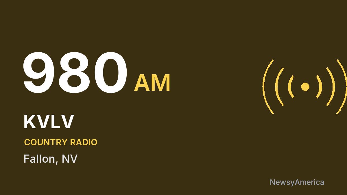 KVLV 980 AM – Fallon