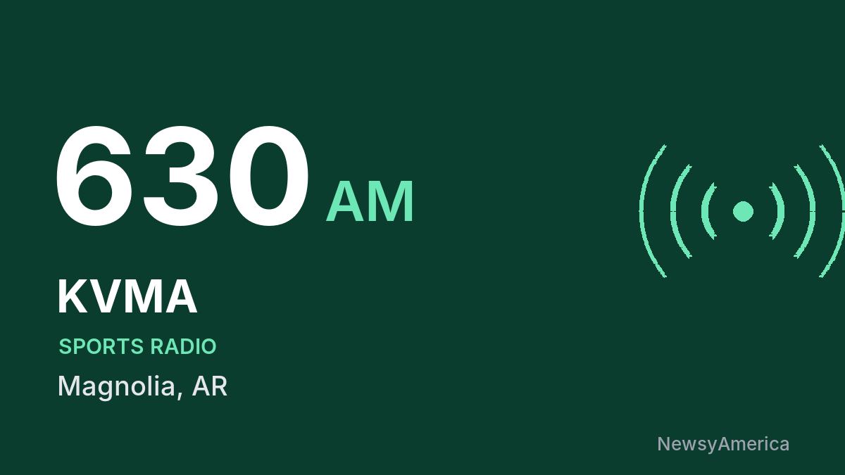 KVMA 630 AM – Magnolia