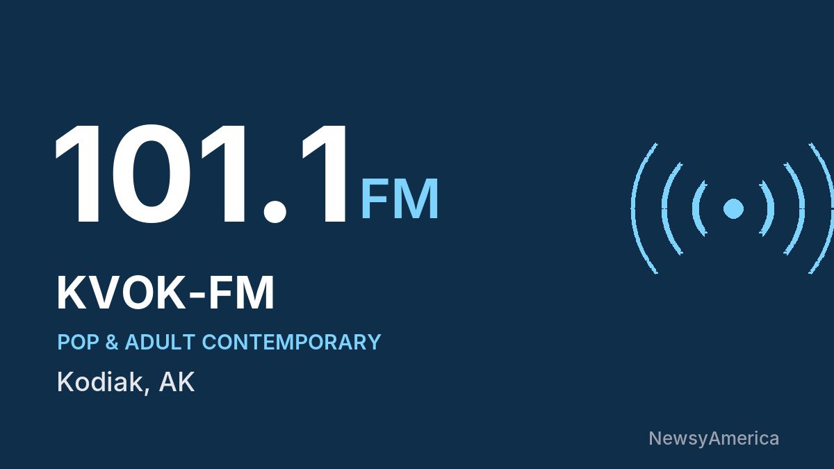 KVOK-FM 101.1 FM – Kodiak
