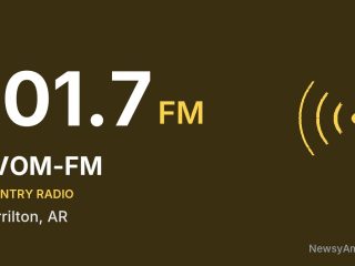 KVOM-FM 101.7 FM, Morrilton, AR