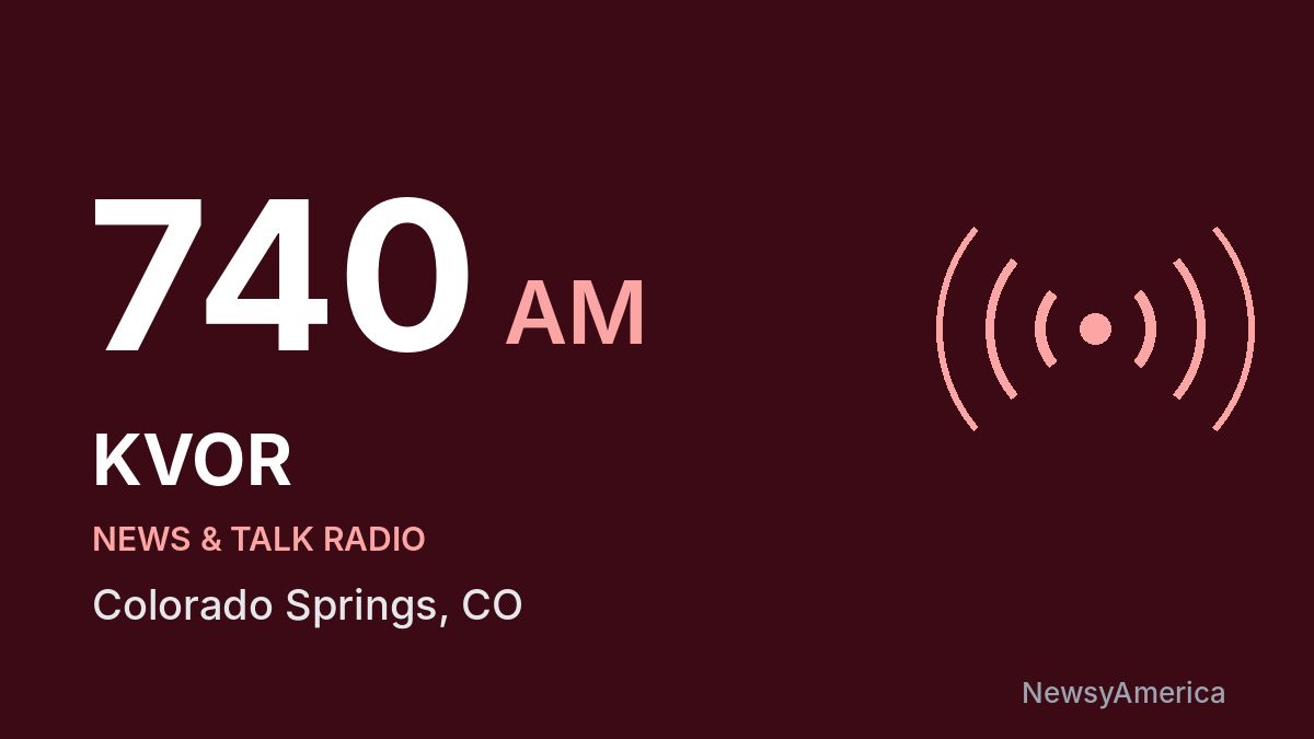 KVOR 740 AM – Colorado Springs